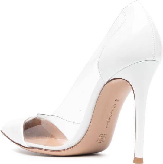 Gianvito Rossi Plexi pumps Wit