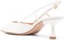 Gianvito Rossi Slingback pumps met puntige neus Wit - Thumbnail 3