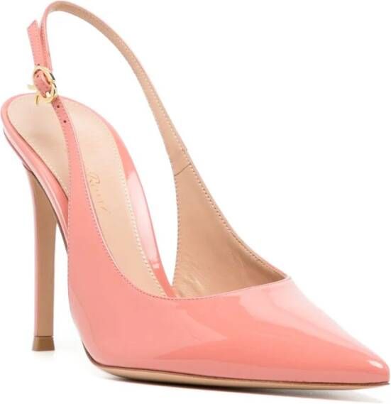 Gianvito Rossi Pumps met puntige neus Roze
