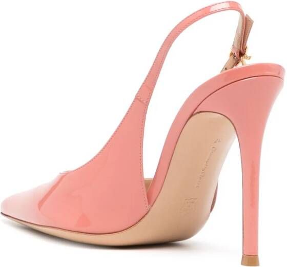 Gianvito Rossi Pumps met puntige neus Roze