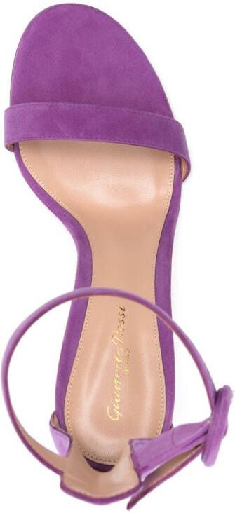 Gianvito Rossi Portofino suède sandalen Paars