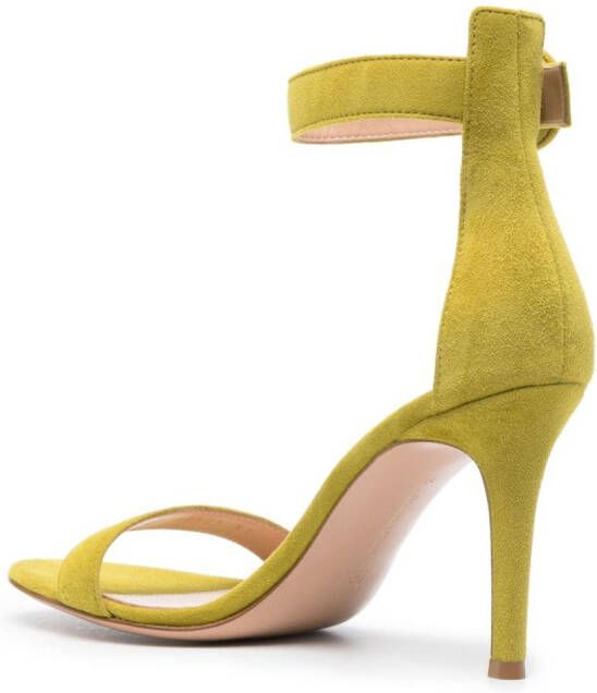 Gianvito Rossi Portofino suède sandalen Groen