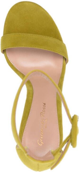 Gianvito Rossi Portofino suède sandalen Groen