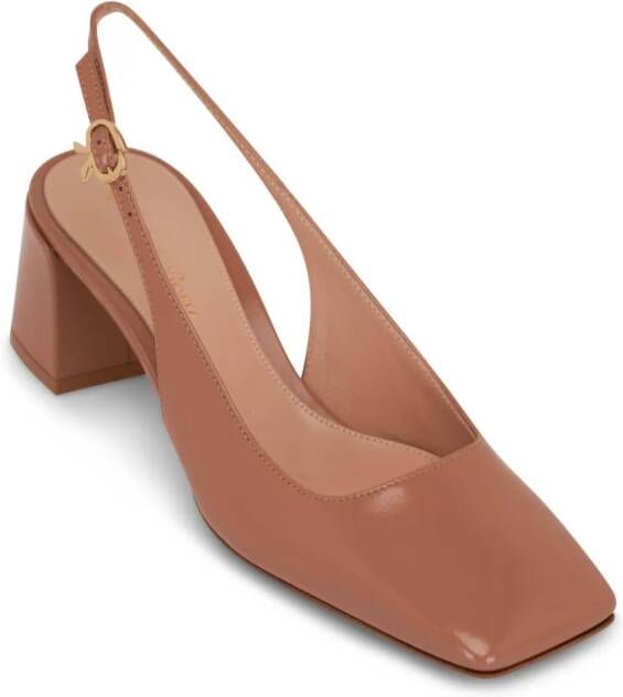 Gianvito Rossi Praline leren pumps Beige