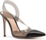 Gianvito Rossi Pumps met doorzichtig bandje Zwart - Thumbnail 2