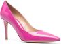 Gianvito Rossi Pumps met gelakte hak Roze - Thumbnail 2