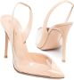 Gianvito Rossi Pumps met puntige neus Beige - Thumbnail 4