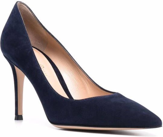 Gianvito Rossi Pumps met puntige neus Blauw