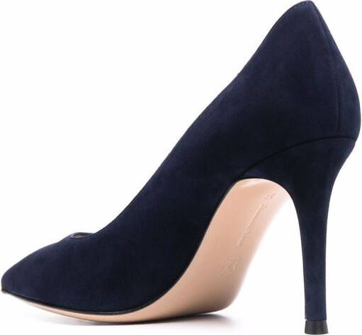 Gianvito Rossi Pumps met puntige neus Blauw