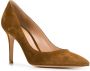 Gianvito Rossi Pumps met puntige neus Bruin - Thumbnail 2