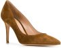 Gianvito Rossi Pumps met puntige neus Bruin - Thumbnail 2