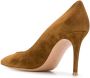 Gianvito Rossi Pumps met puntige neus Bruin - Thumbnail 3