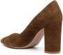 Gianvito Rossi Pumps met puntige neus Bruin - Thumbnail 3