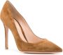 Gianvito Rossi Pumps met puntige neus Bruin - Thumbnail 2