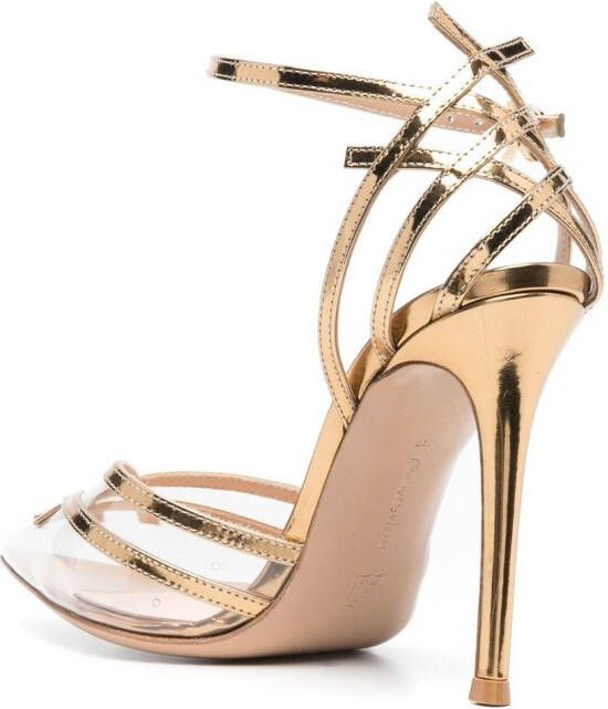 Gianvito Rossi Pumps met puntige neus Goud