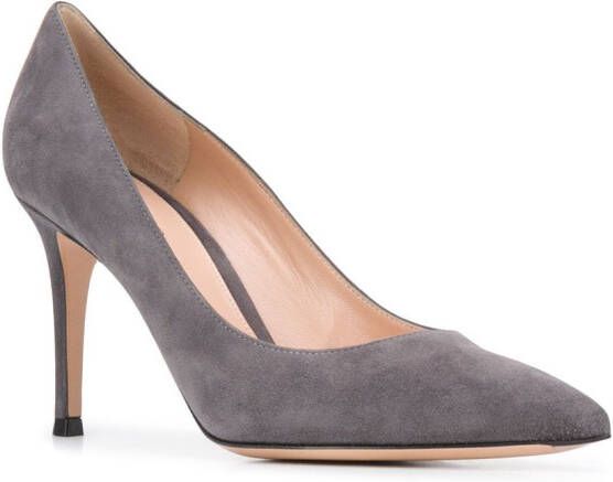 Gianvito Rossi Pumps met puntige neus Grijs