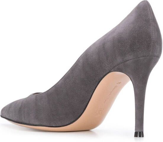 Gianvito Rossi Pumps met puntige neus Grijs