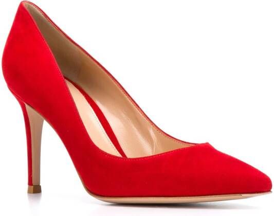 Gianvito Rossi Pumps met puntige neus Rood