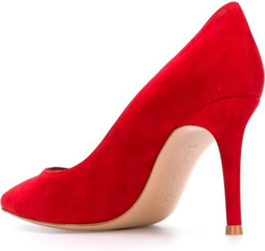 Gianvito Rossi Pumps met puntige neus Rood