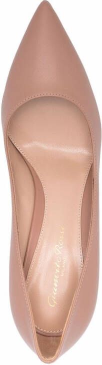 Gianvito Rossi Pumps met ronde neus Beige