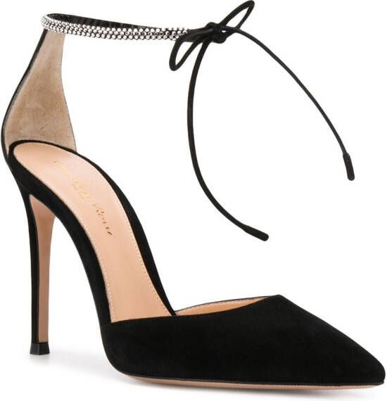 Gianvito Rossi Pumps verfraaid met kristal Zwart