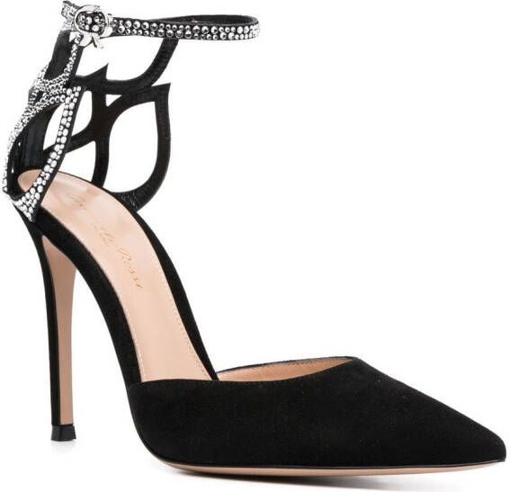 Gianvito Rossi Pumps verfraaid met kristallen Zwart