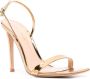 Gianvito Rossi Ribbon stiletto sandalen Goud - Thumbnail 2