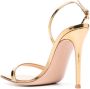 Gianvito Rossi Ribbon stiletto sandalen Goud - Thumbnail 3