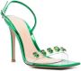 Gianvito Rossi Ribbon Candy sandalen Groen - Thumbnail 2