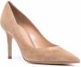 Gianvito Rossi Ricca suède pumps Beige - Thumbnail 2