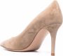 Gianvito Rossi Ricca suède pumps Beige - Thumbnail 3