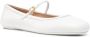 Gianvito Rossi Leren ballerina's met ronde neus Wit - Thumbnail 2