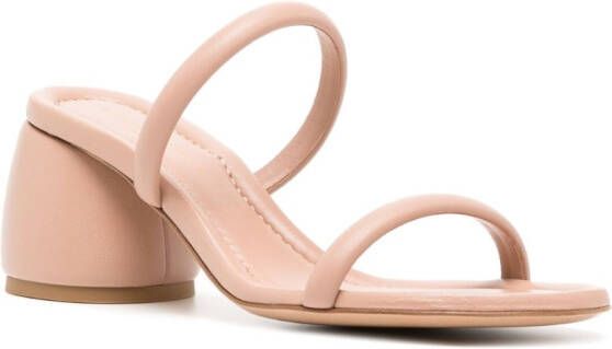 Gianvito Rossi Sandalen met blokhak Roze