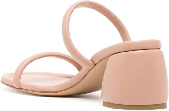 Gianvito Rossi Sandalen met blokhak Roze