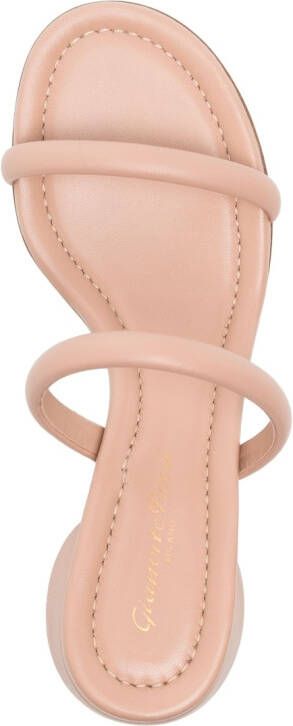 Gianvito Rossi Sandalen met blokhak Roze