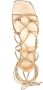 Gianvito Rossi Sandalen met gekruiste bandjes Goud - Thumbnail 4