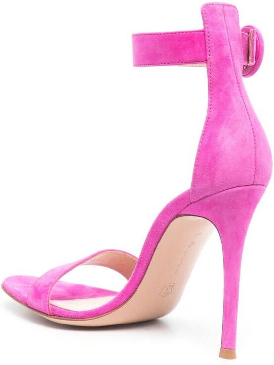 Gianvito Rossi Sandalen met gesp Roze