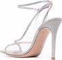 Gianvito Rossi Sandalen met metallic bandje Zilver - Thumbnail 3