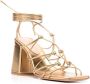 Gianvito Rossi Sandalen met metallic-effect Goud - Thumbnail 2
