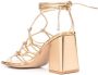 Gianvito Rossi Sandalen met metallic-effect Goud - Thumbnail 3