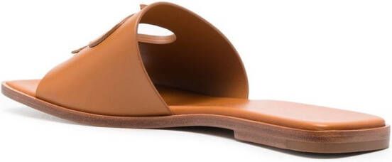 Gianvito Rossi Sandalen met open neus Bruin