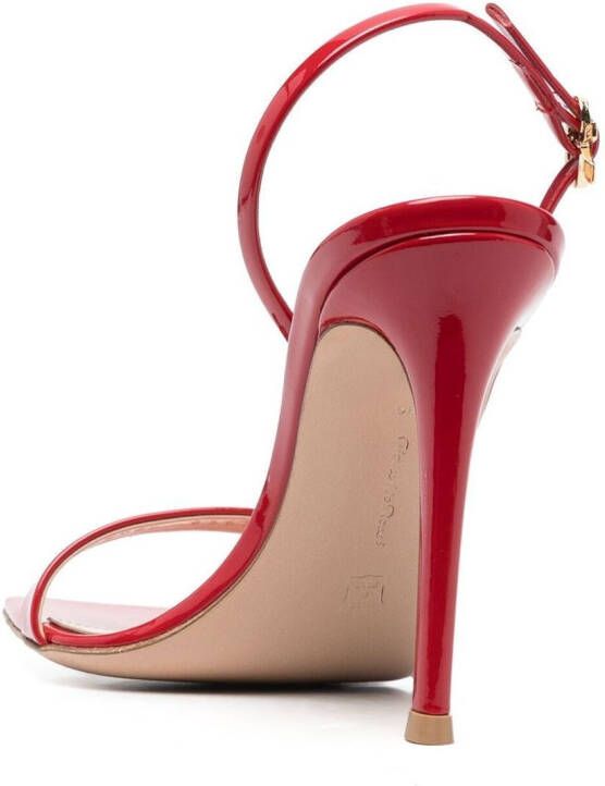 Gianvito Rossi Sandalen met open neus Rood