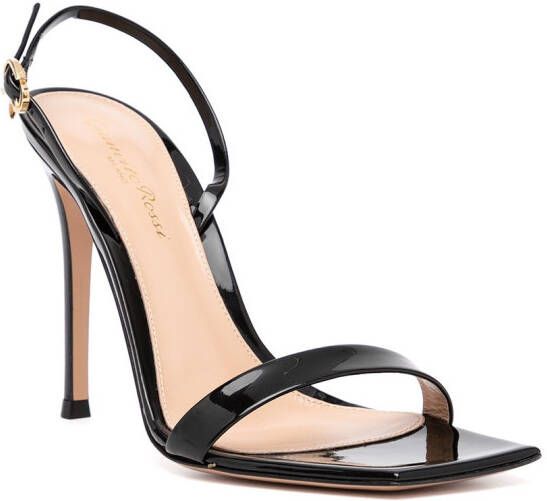 Gianvito Rossi Sandalen met open neus Zwart