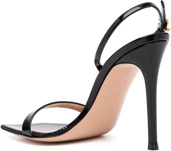 Gianvito Rossi Sandalen met open neus Zwart