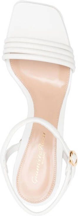 Gianvito Rossi Sandalen met plateauzool Wit