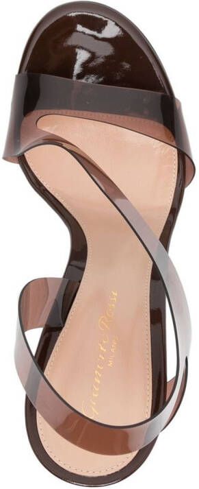 Gianvito Rossi Sandalen met sleehak Bruin