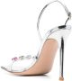 Gianvito Rossi Ribbon Candy 105mm sandalen verfraaid met kristallen Zilver - Thumbnail 3