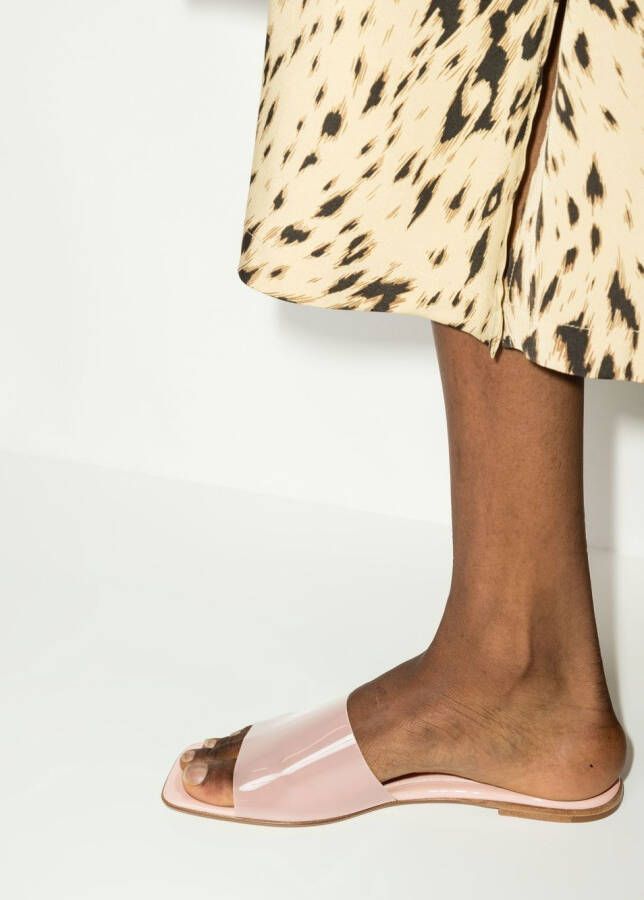 Gianvito Rossi Semi-doorzichtige sandalen Roze
