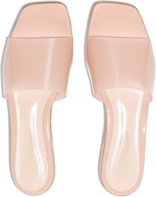 Gianvito Rossi Semi-doorzichtige sandalen Roze