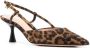 Gianvito Rossi Slingback pumps met luipaardprint Bruin - Thumbnail 2